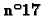 $\mathbf{n^{\footnotesize {o}} 17}$
